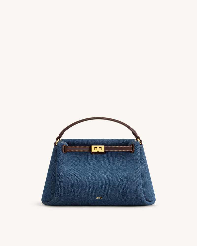 Carmen Top Handle Bag - Blue Denim