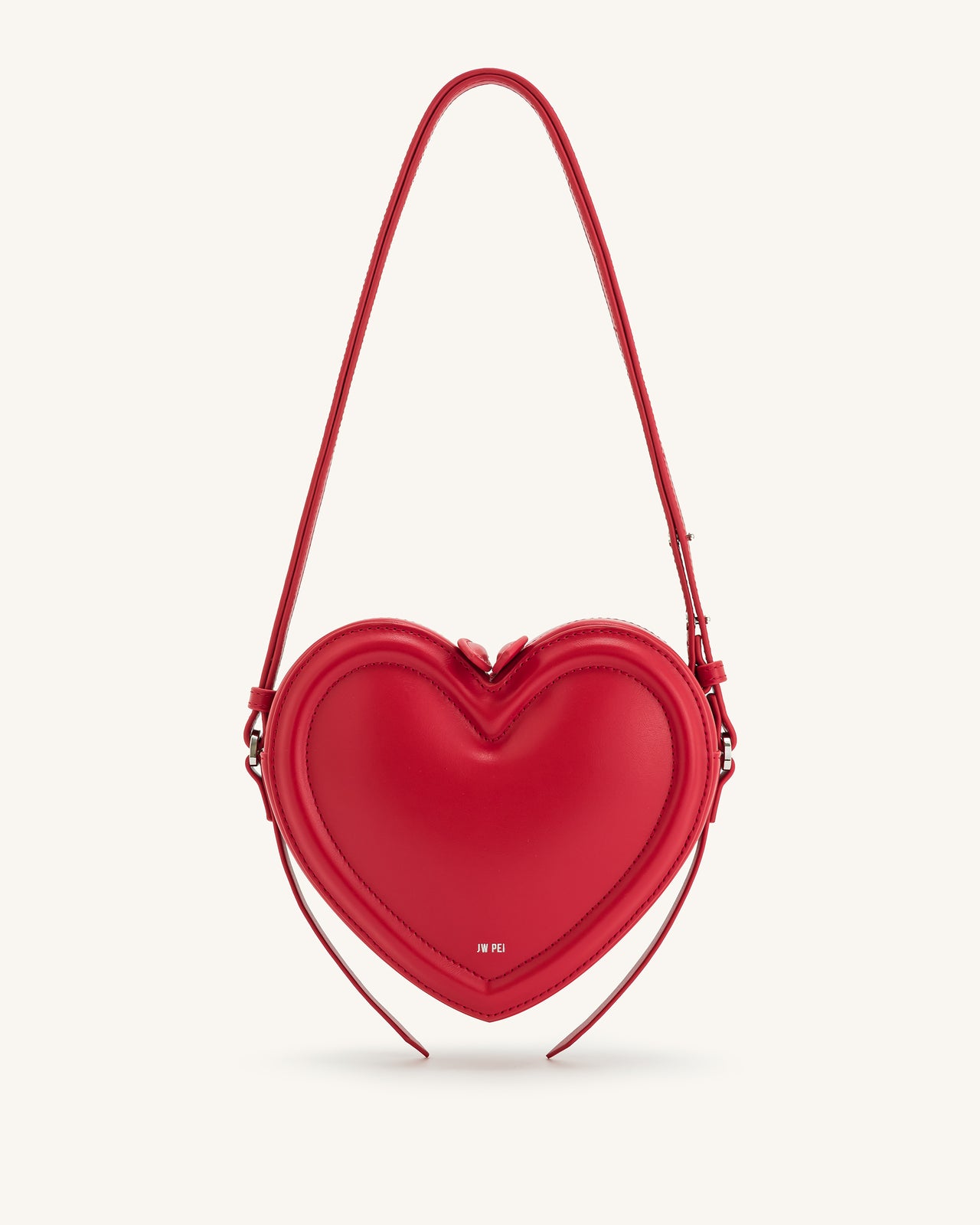 Arlene Heart Shaped Bag - Magenta