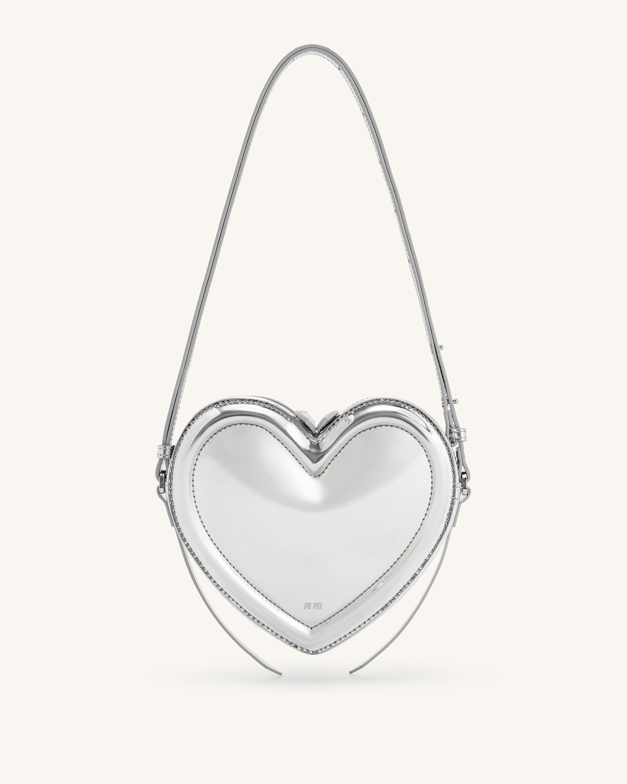 Arlene Heart Shaped Bag - Claret | JW PEI