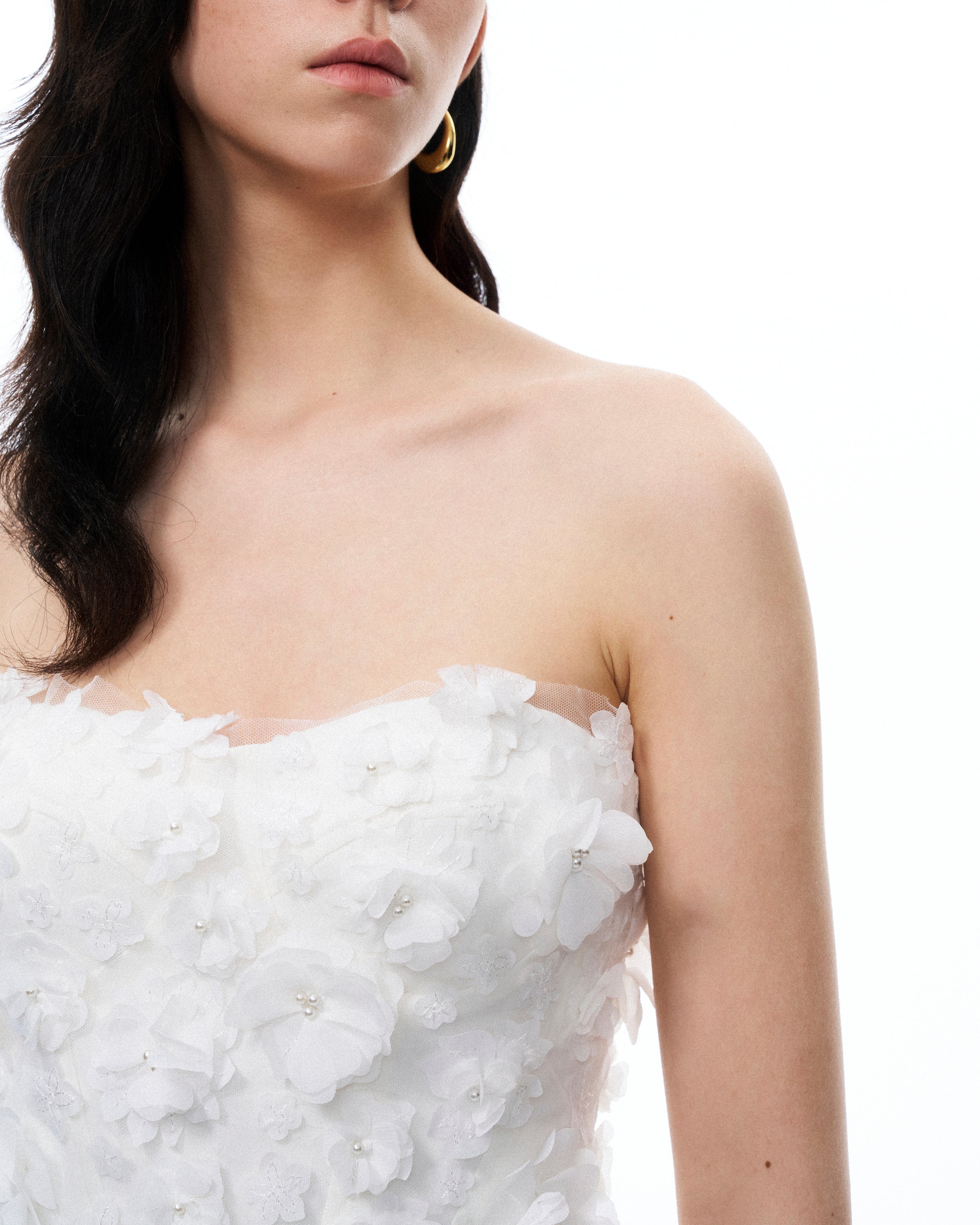 Juniper 3D Floral Mini Suits - White