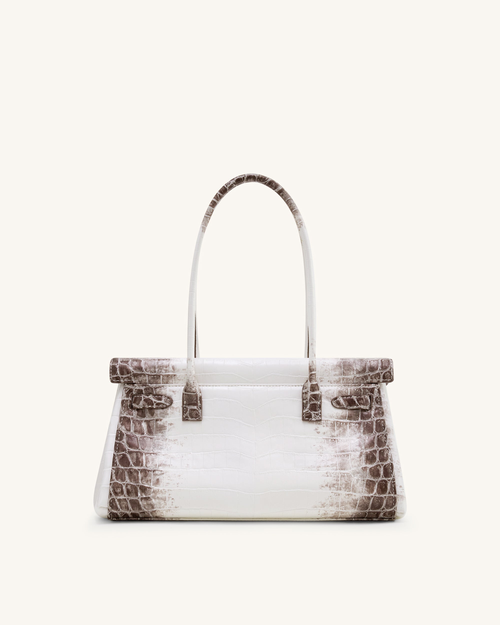 Yara Shoulder Bag - White Croc | JW PEI