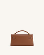Noor Top Handle Bag - Brown