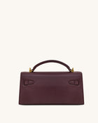Noor Top Handle Bag - Deep Burgundy