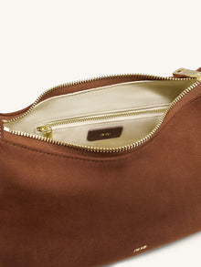 Nell Fringe Hardware Top Handle Bag - Mocha Brown