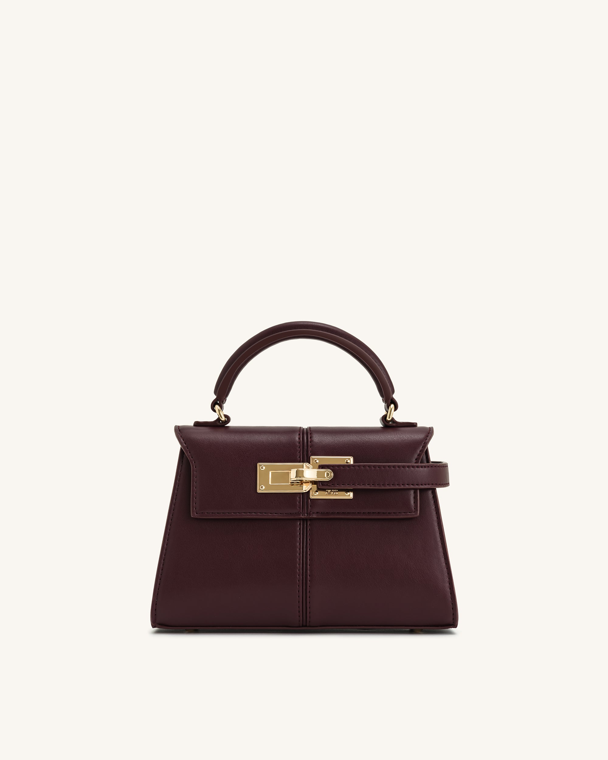 Elise Top Handle Bag - Deep Burgundy | JW PEI