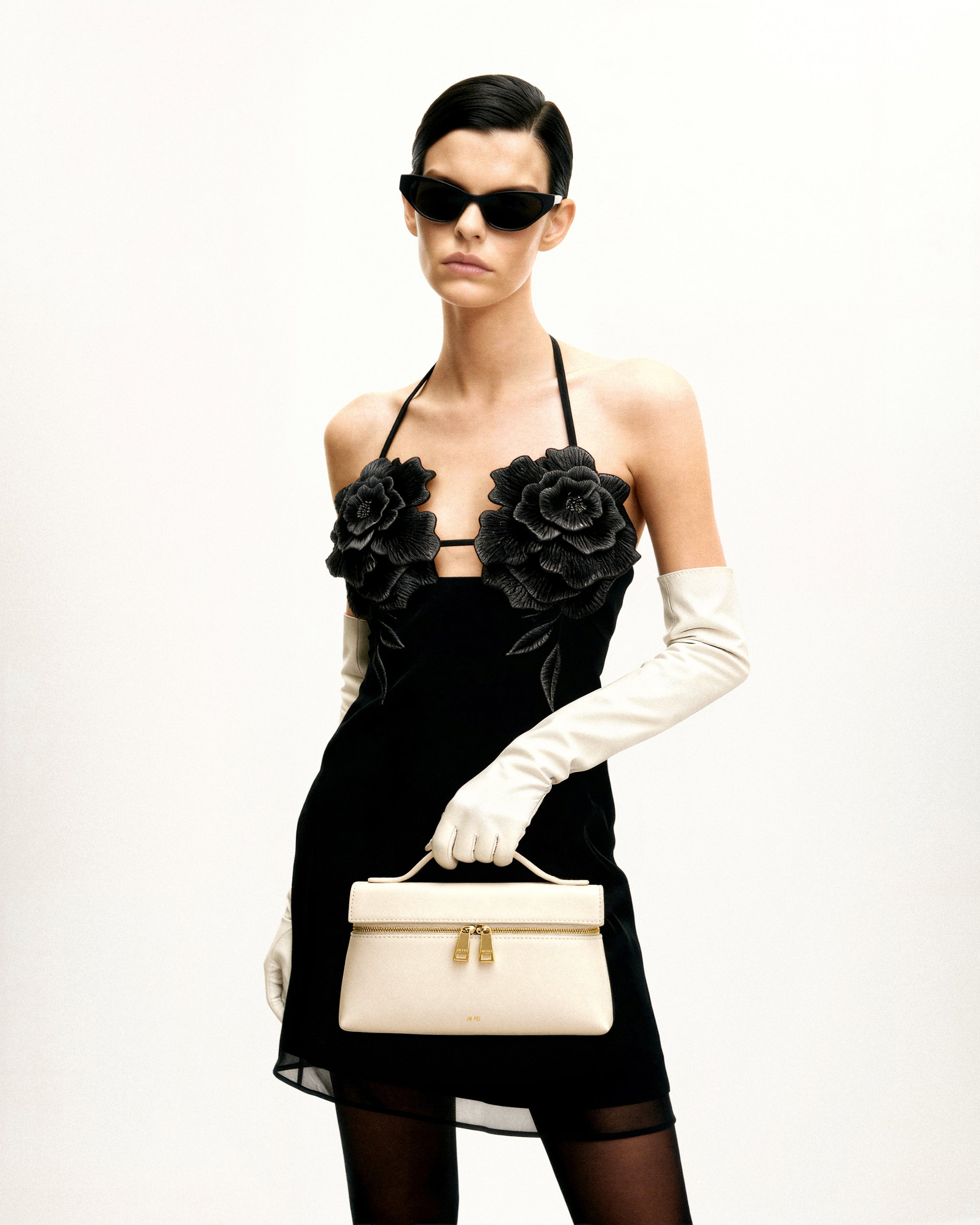 Thea Top Handle Bag - White