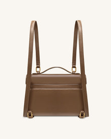 Thea Large Top Handle Bag - Mocha Brown