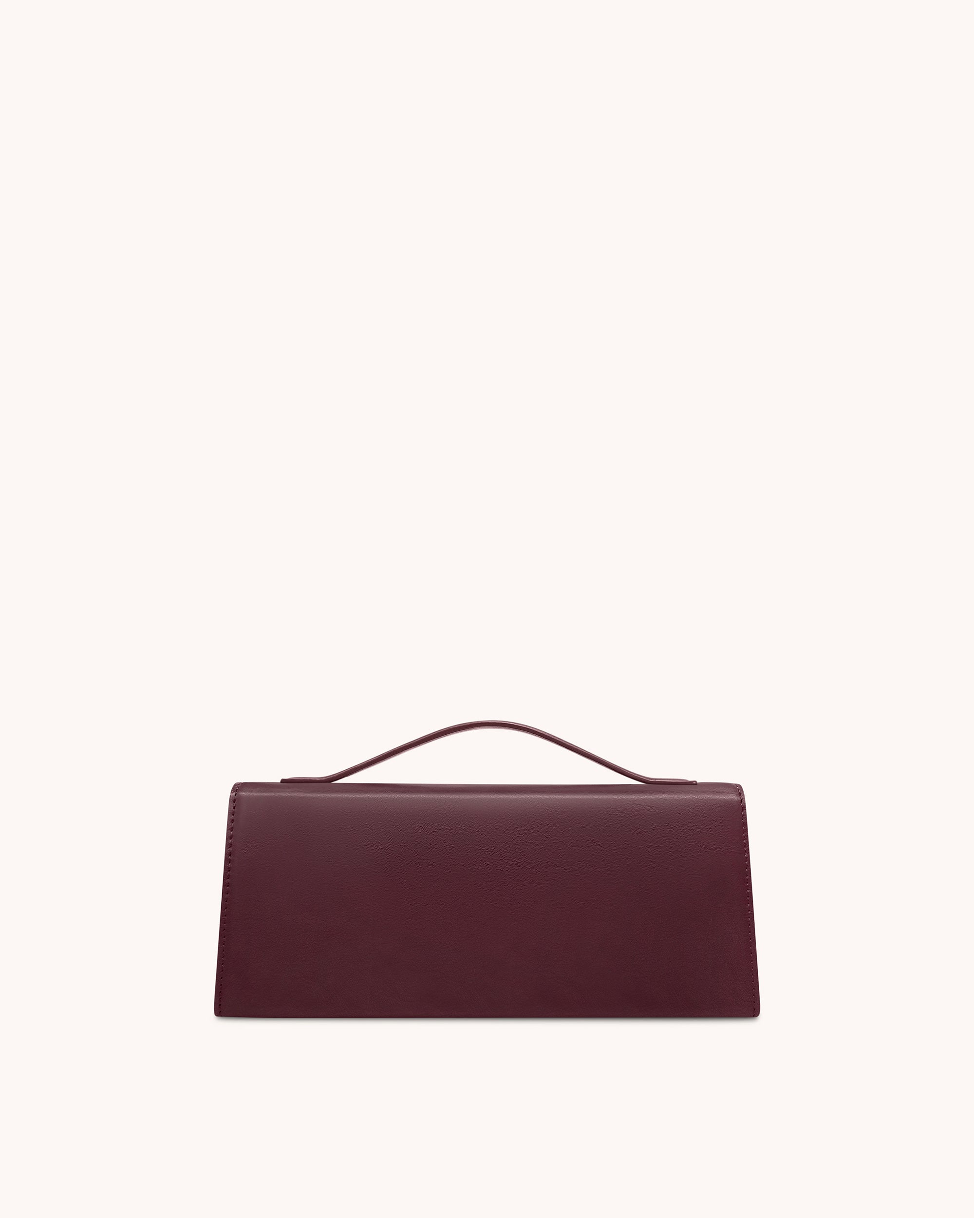 Lena Metal Rope Knot Top Handle Bag - Deep Claret