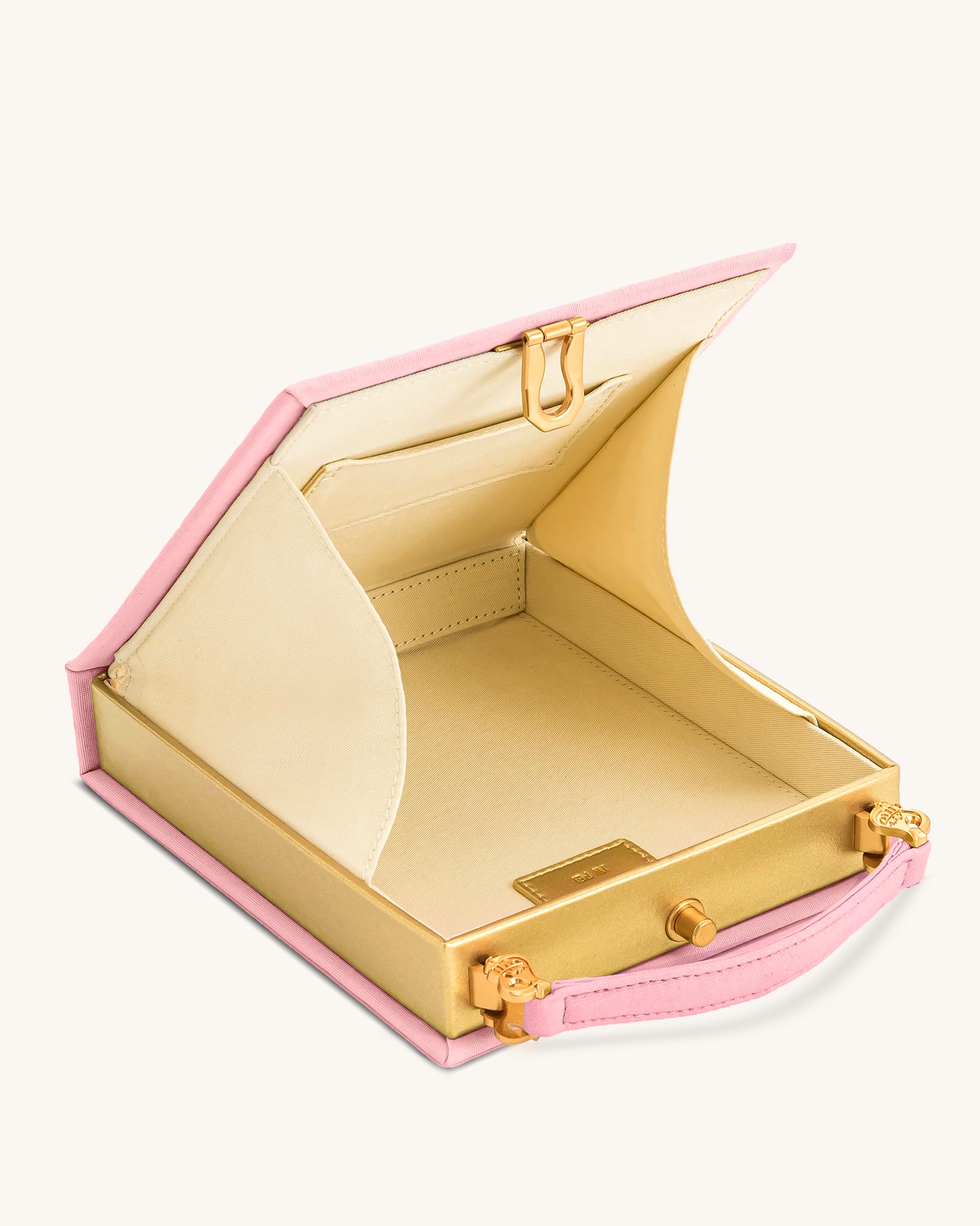 Taya-Puppy Pattern Book Shape Clutch Bag - Pink