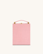 Taya-Puppy Pattern Book Shape Clutch Bag - Pink