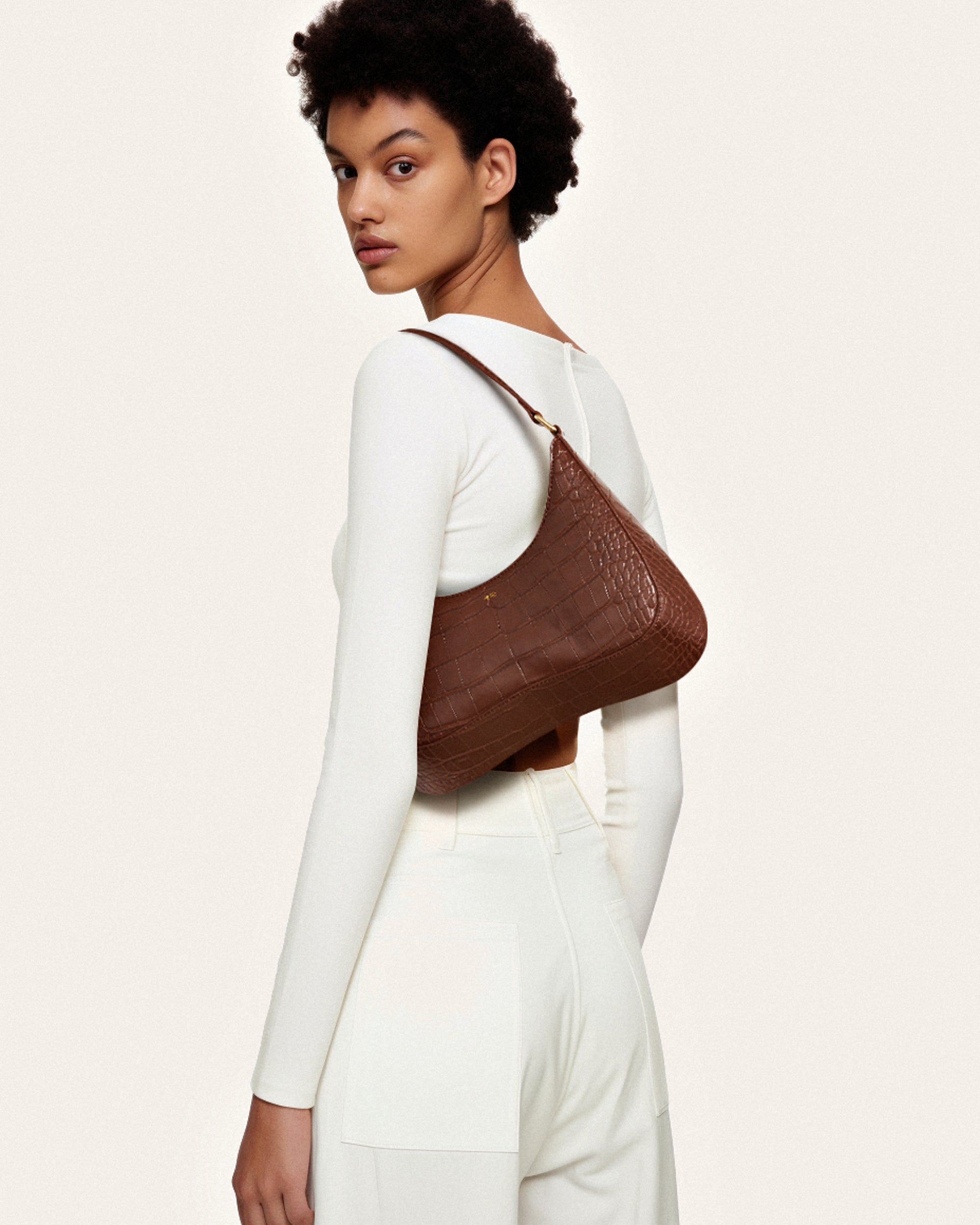 Ruby Shoulder Bag - Umber Croc