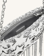 Anika Star-Embellished Chain Bag - Silver