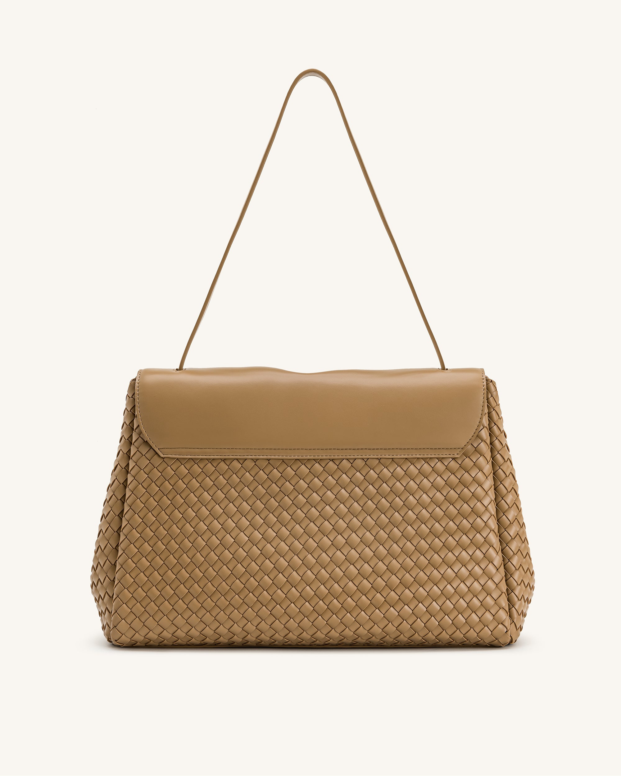 JEREMY SCOTT ショルダーバッグ ベージュ Hilary Woven Shoulder Bag - Camel | JW PEI