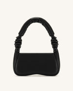 Alison Soft Volume Shoulder Bag - Black