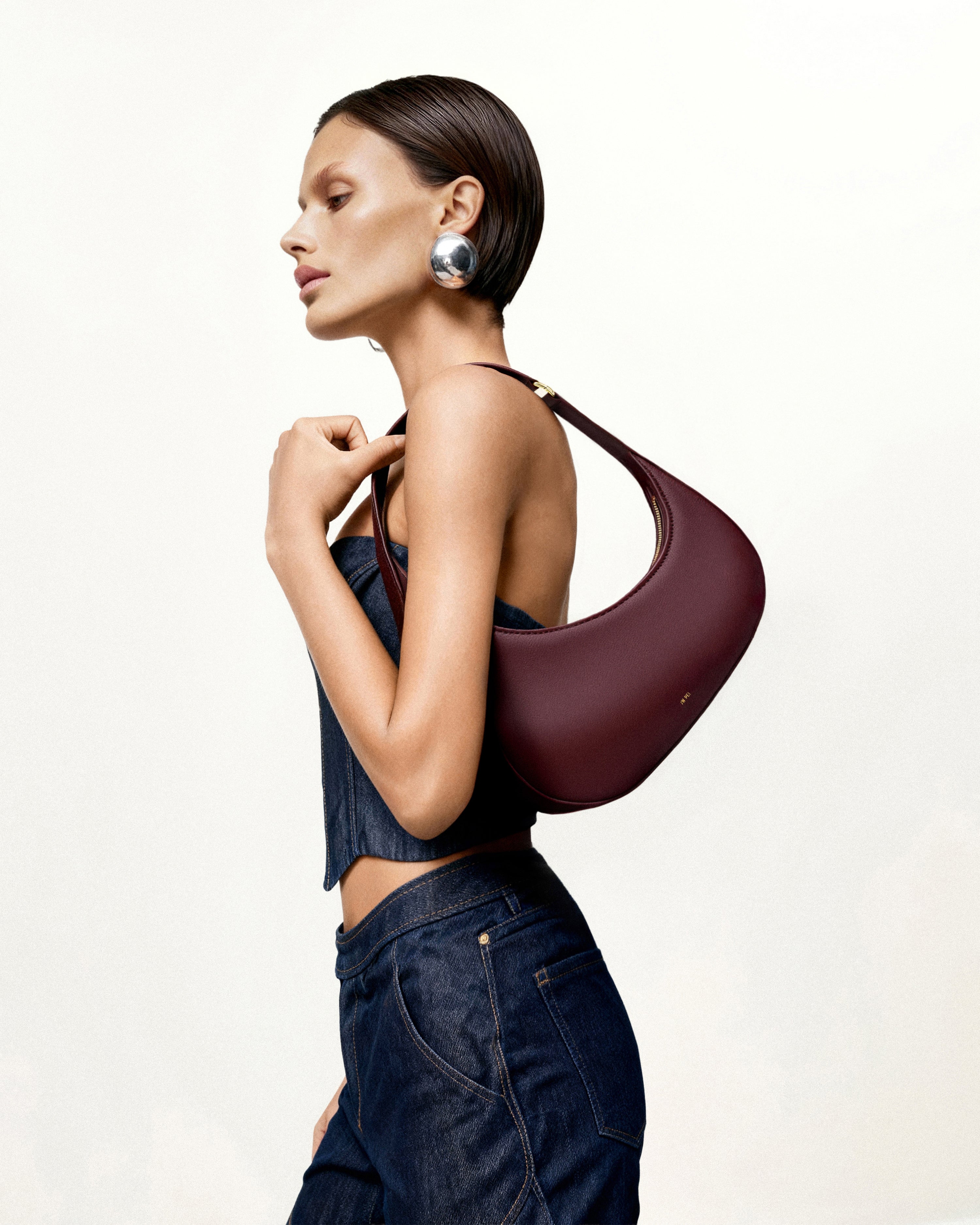 シェリ Harlee Shoulder Bag - Claret | JW PEI