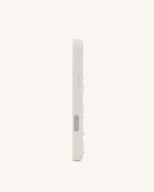 Pastel Seashell Pearl Phone Case - White