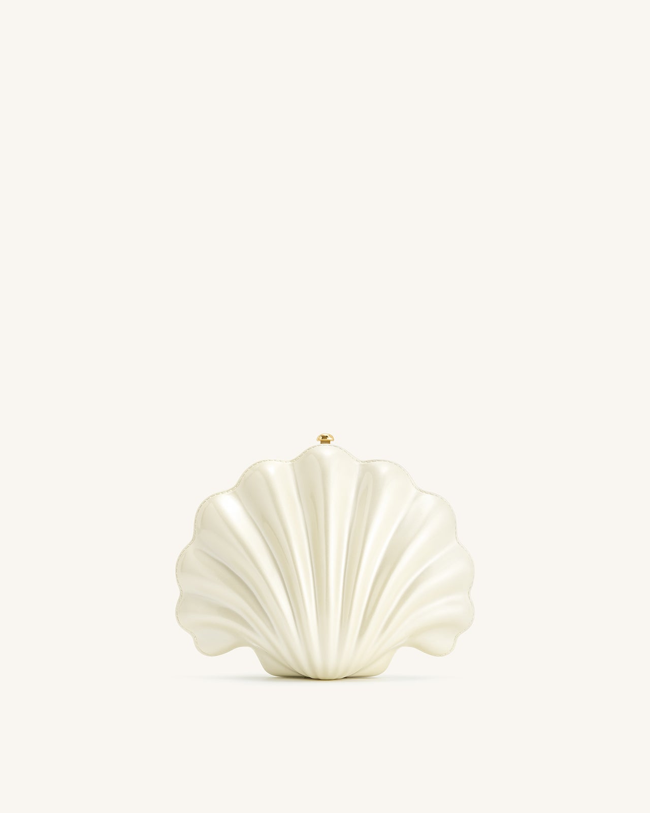 Maisie Shell Clutch - Ivory