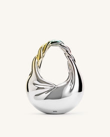 Willow Twist Crescent Top Handle Bag - Multicolor