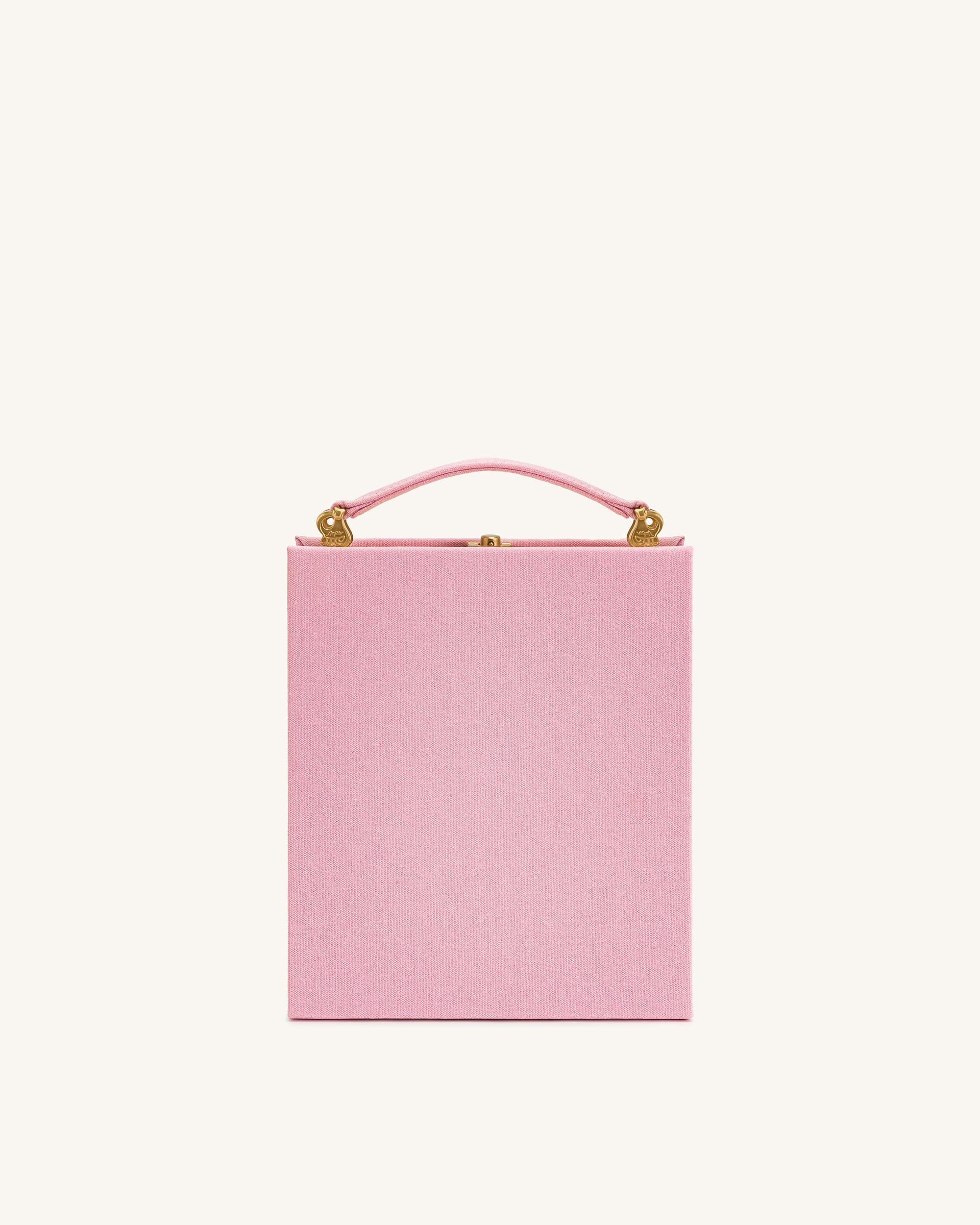 Taya Tabby Cat Pattern Book Shape Clutch Bag - Pink