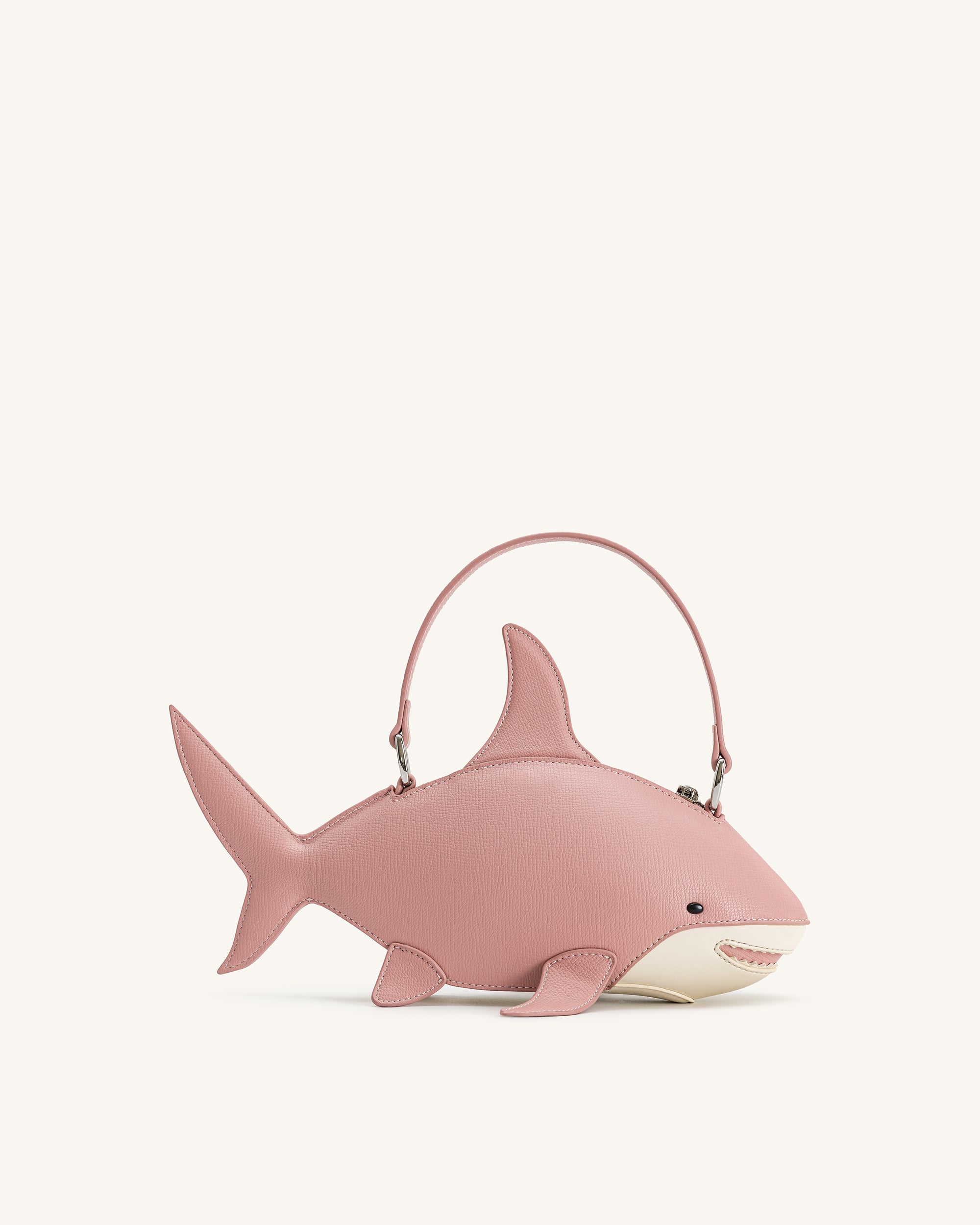 Nerys Shark Look Top Handle Bag - Pink