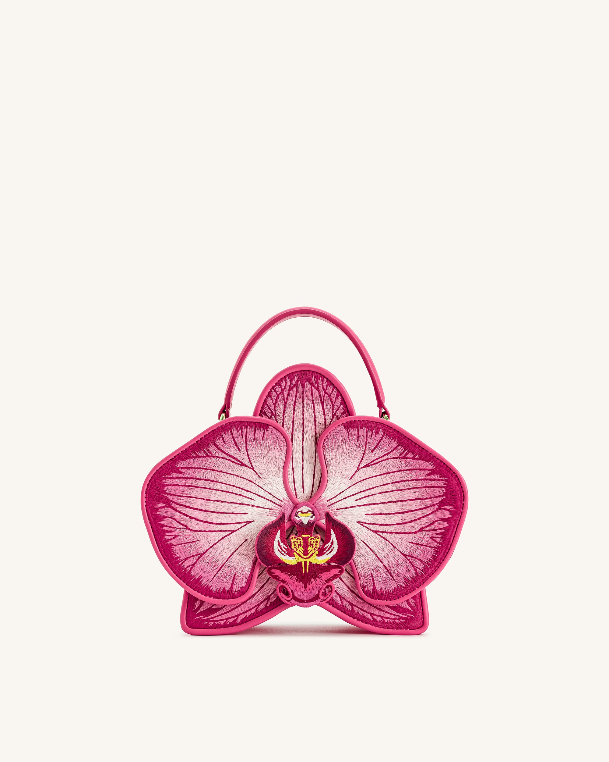 Flora Orchid Shaped Top Hand Bag - Pink