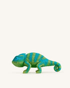 Hazel Chameleon Clutch - Green/Blue