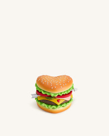 Heart Burger Novelty Clutch Bag - Multicolor