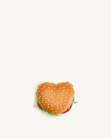 Heart Burger Novelty Clutch Bag - Multicolor