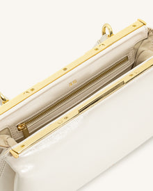 Danna Top Handle Bag - White