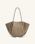 Nala Wide Tote Bag - Taupe