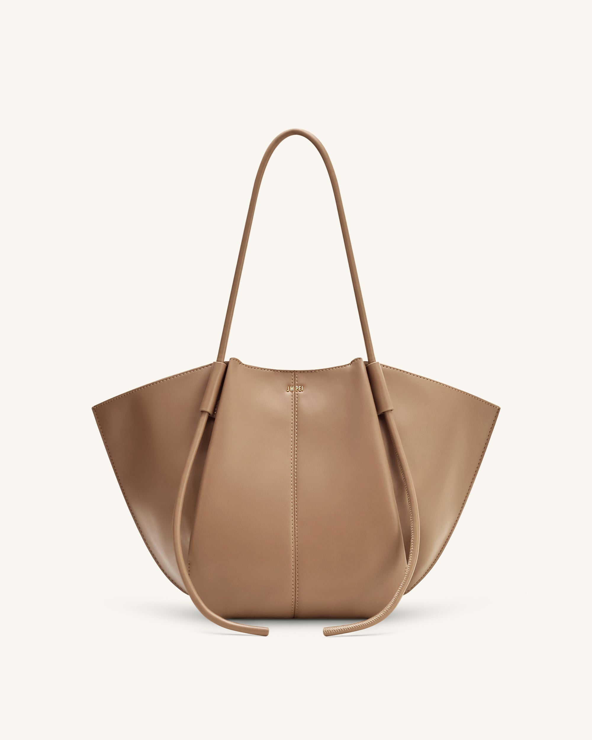 Nala Wide Tote Bag - Clay Brown