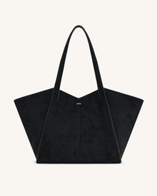 Kiana Large Capacity Tote Bag - Black