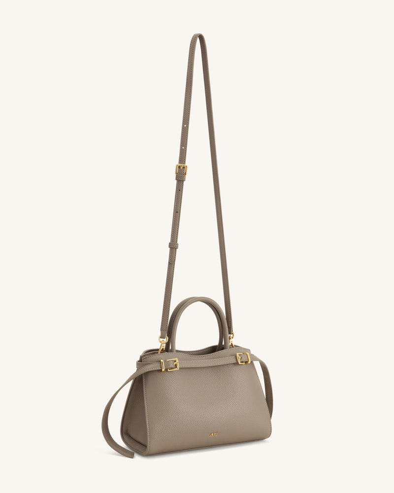 Ella Structured Tote - Taupe