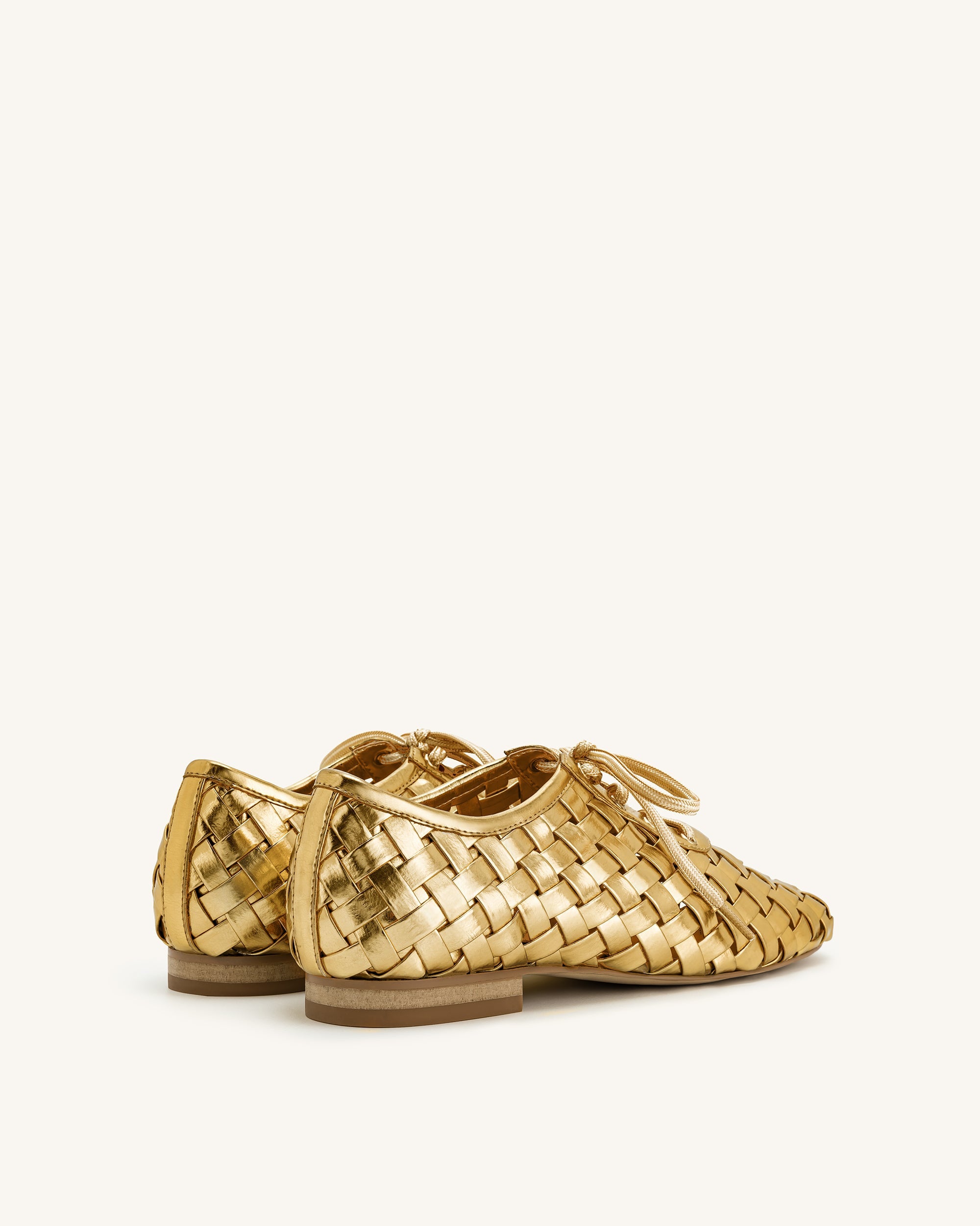 Gold flat shoes canada best sale