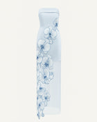 Orchid Embroidered Dress - Light Blue