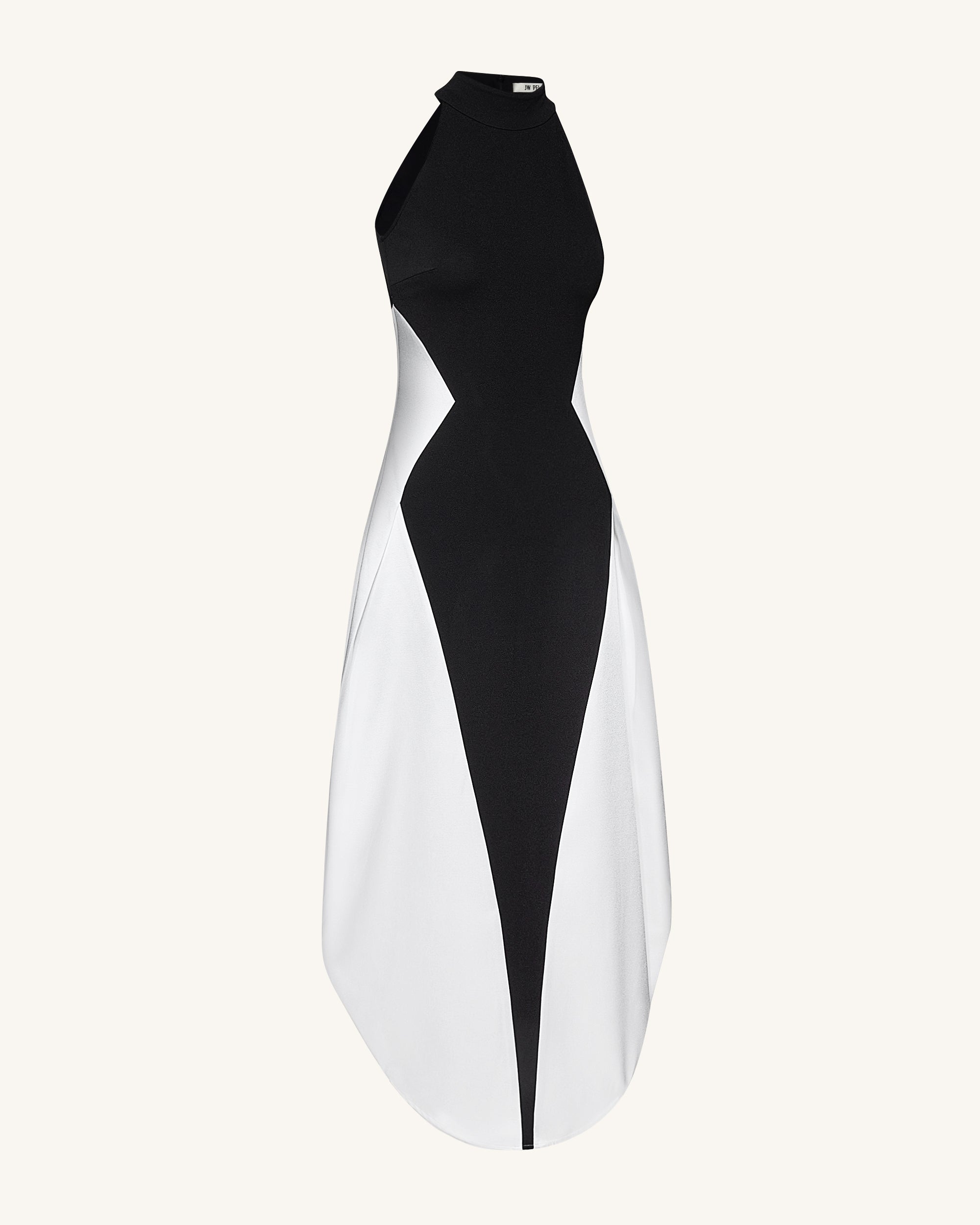 Easy padding dress ホワイト/ブラック S/M Monochrome Paneled Maxi Dress – Black | JW PEI