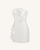 blossoming elegance strapless dress - white JW PEI Women's Blossoming Elegance Strapless Dress