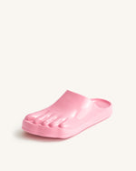 Hayley Toe Model Flat Mules - Pink