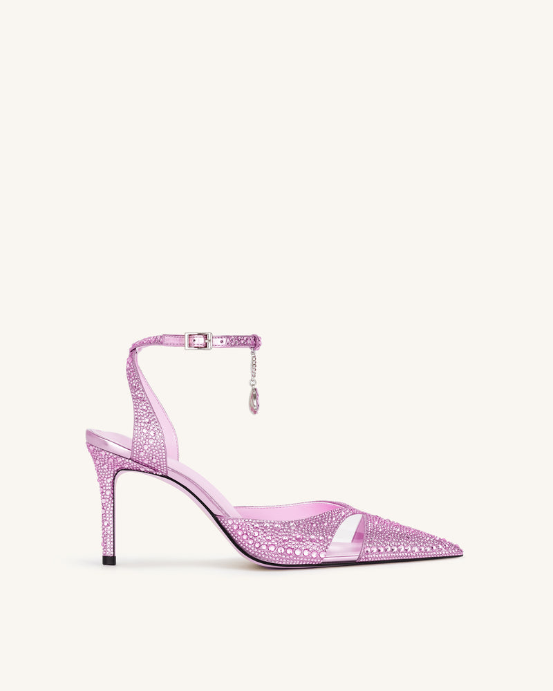 Haidi Artificial Crystal Pumps - Pink