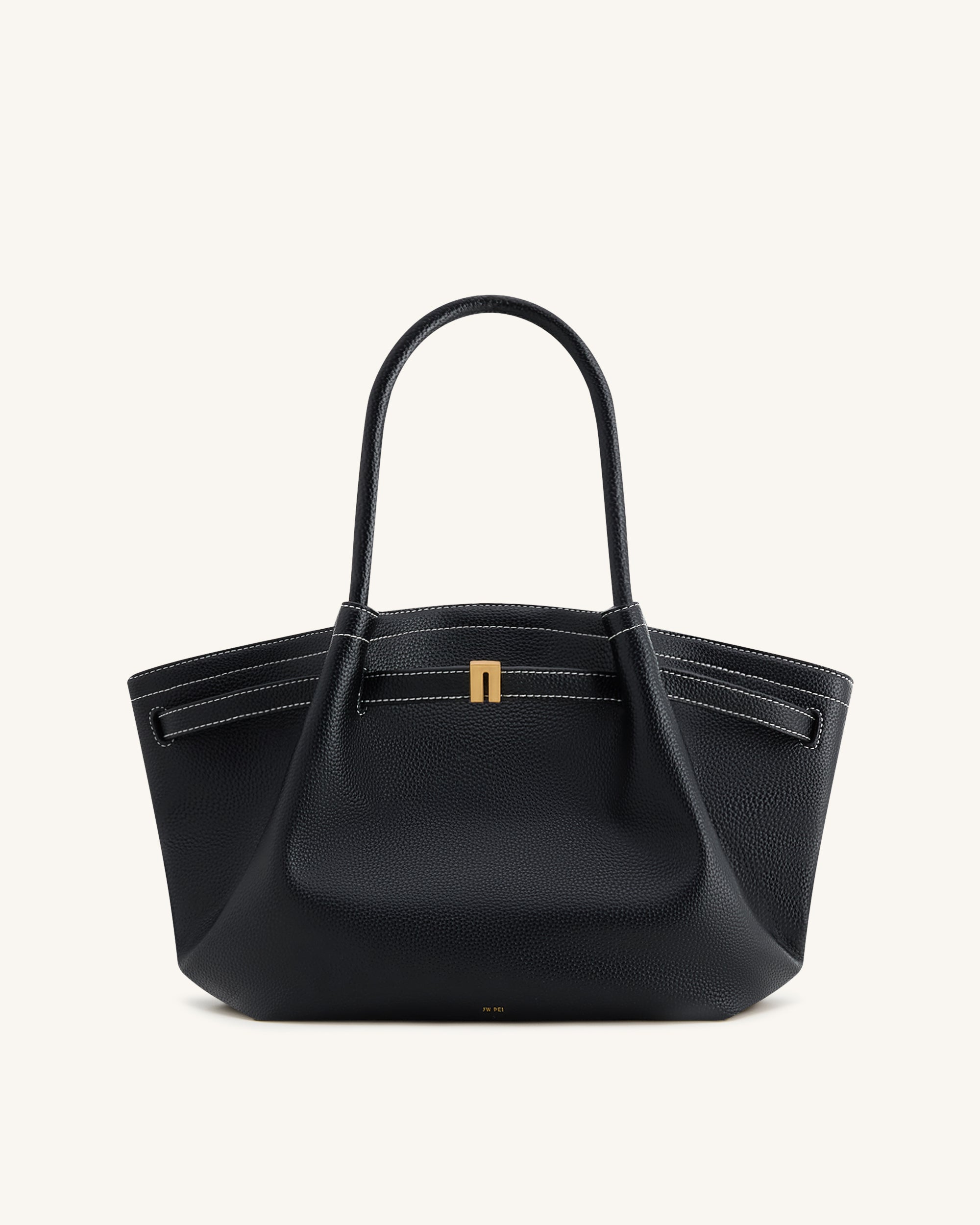 Hana Medium Tote Bag - Black | JW PEI