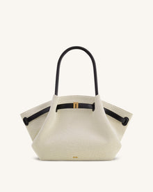 Hana Medium Tote Bag - Black Canvas