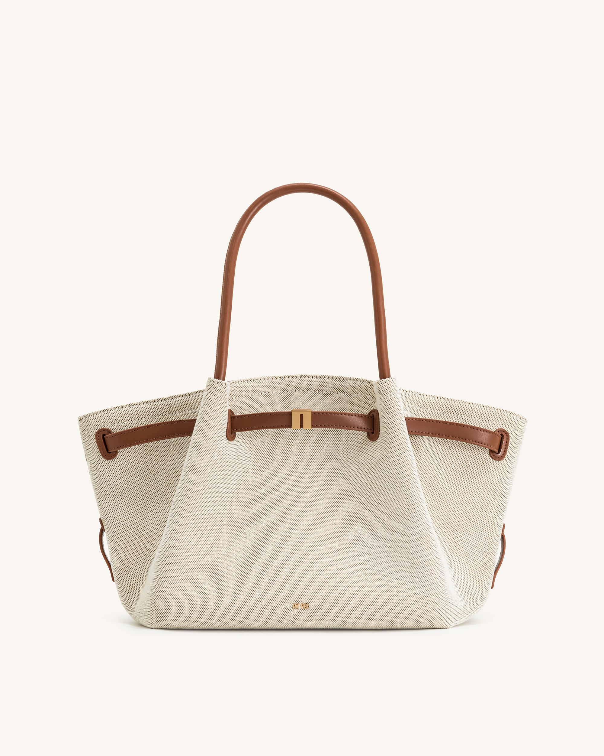 バッグ hana Hana Medium Tote Bag - Brown Canvas | JW PEI