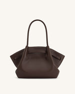 Hana Medium Tote Bag - Dark Brown