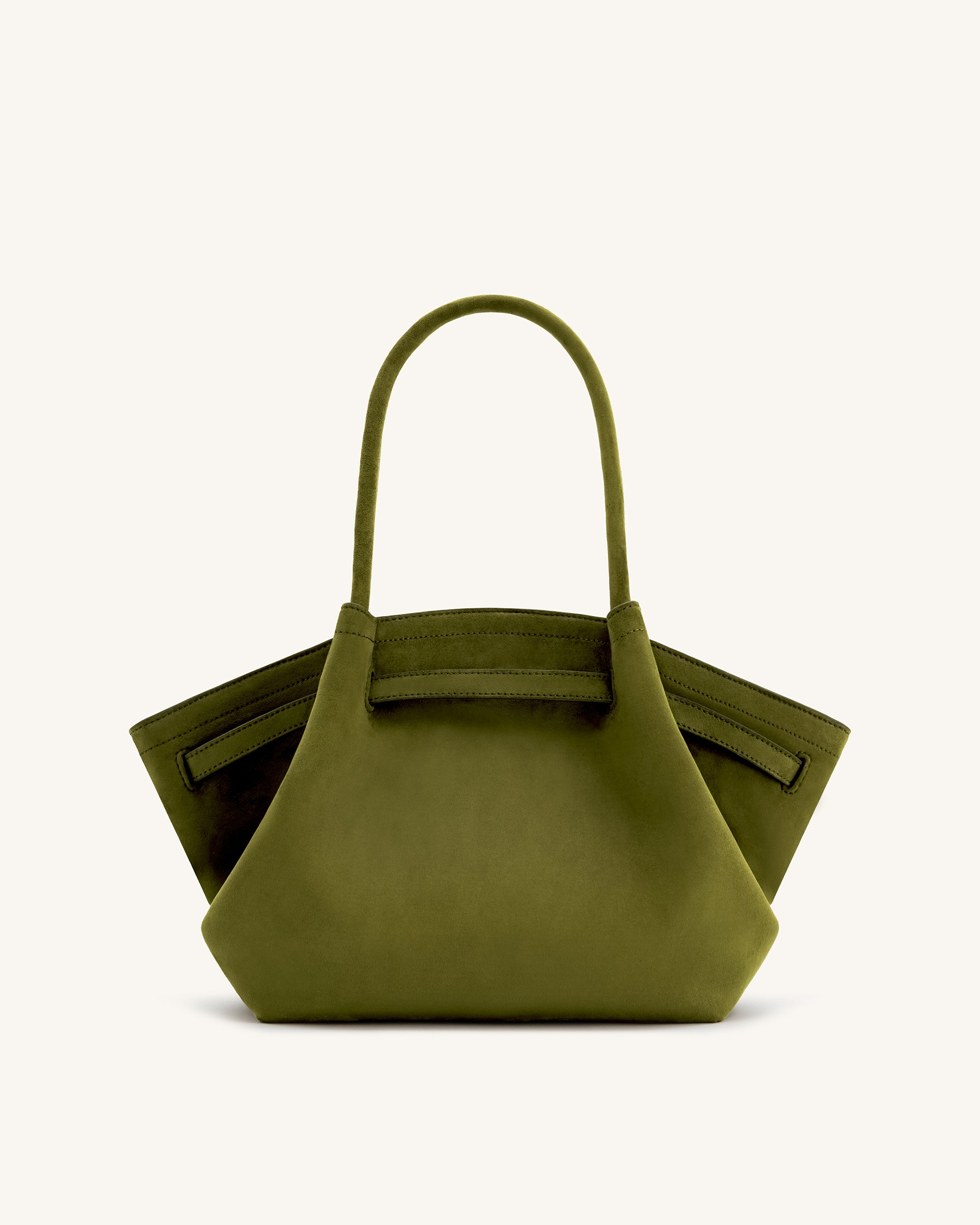 Tote bag quilted CLAUDE, olive green, hotsell organic cotton