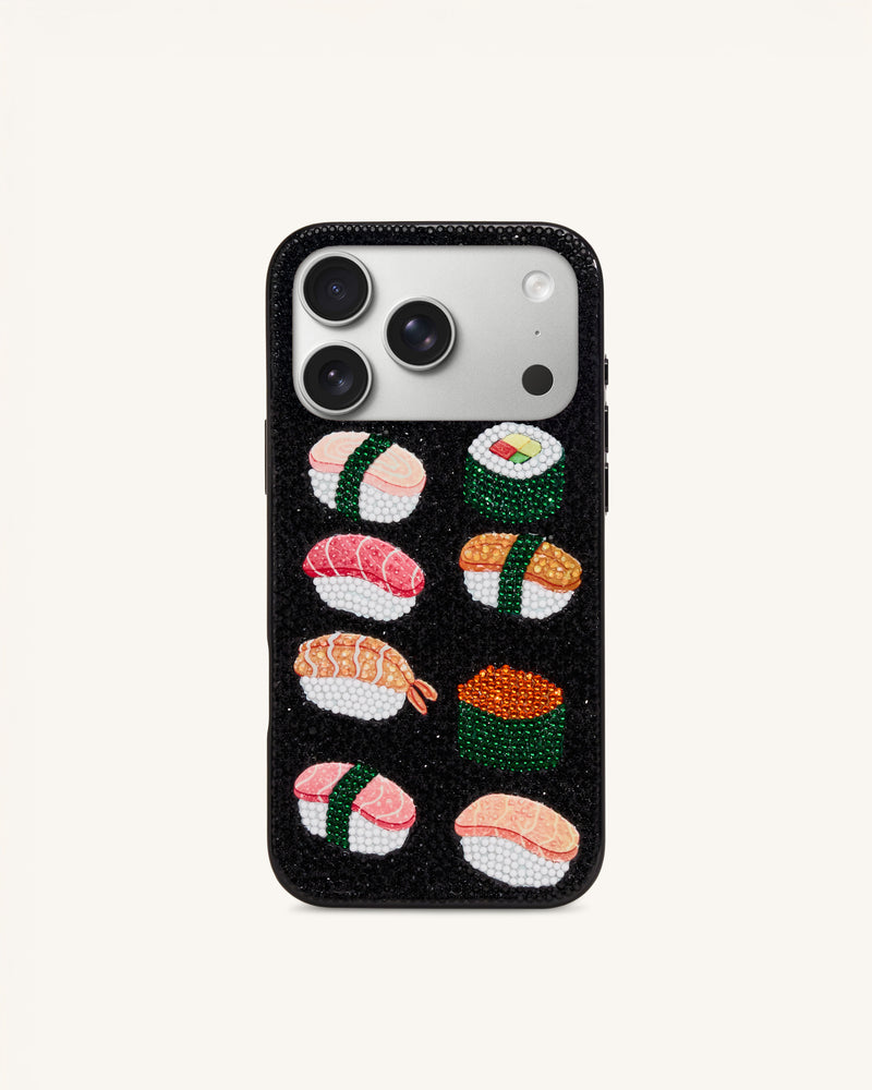 Sushi Phone Case - Multicolor Black