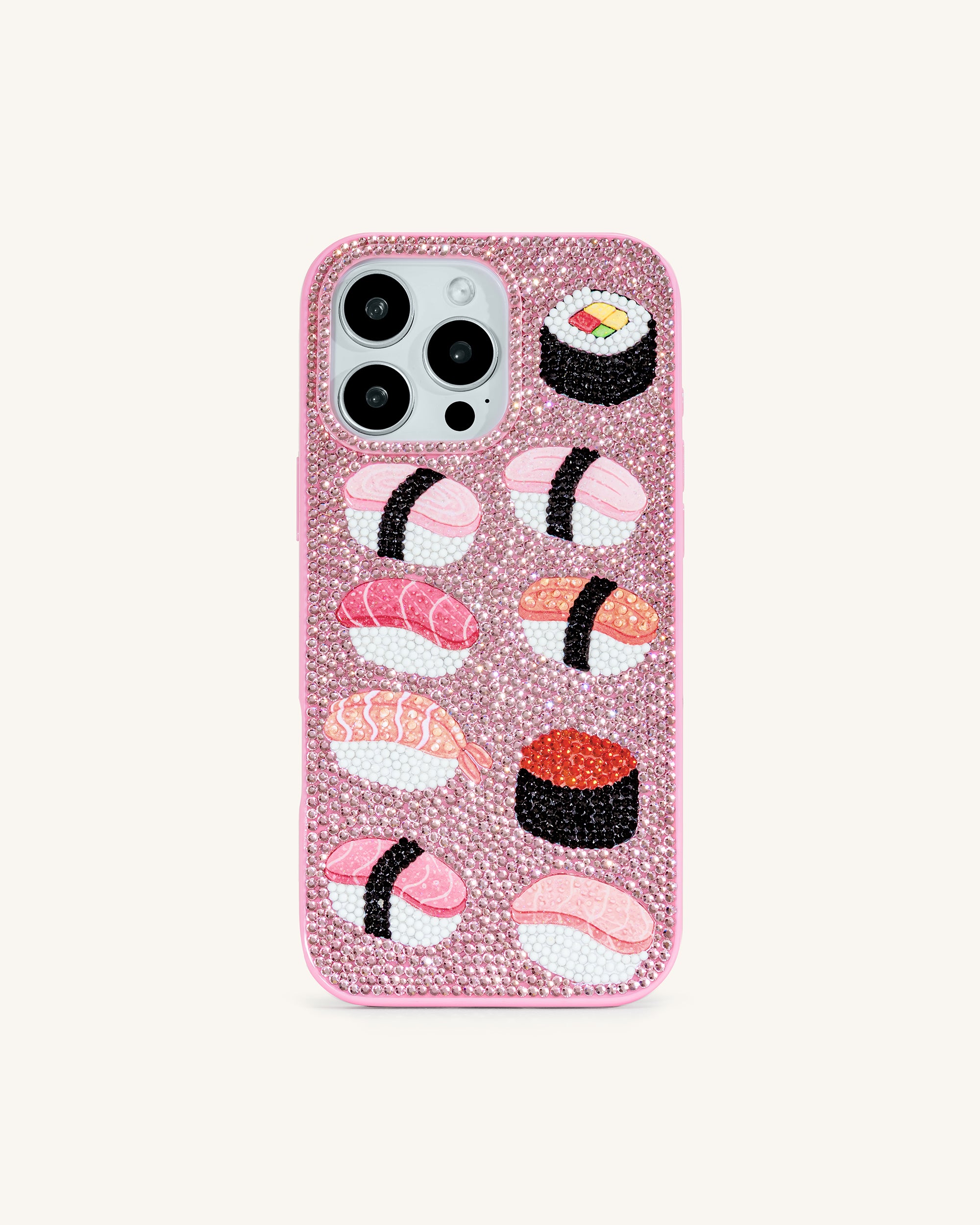 ＪＷ　ＰＥＩ　寿司iPhone15proケース Sushi Phone Case - Multicolor Pink | JW PEI