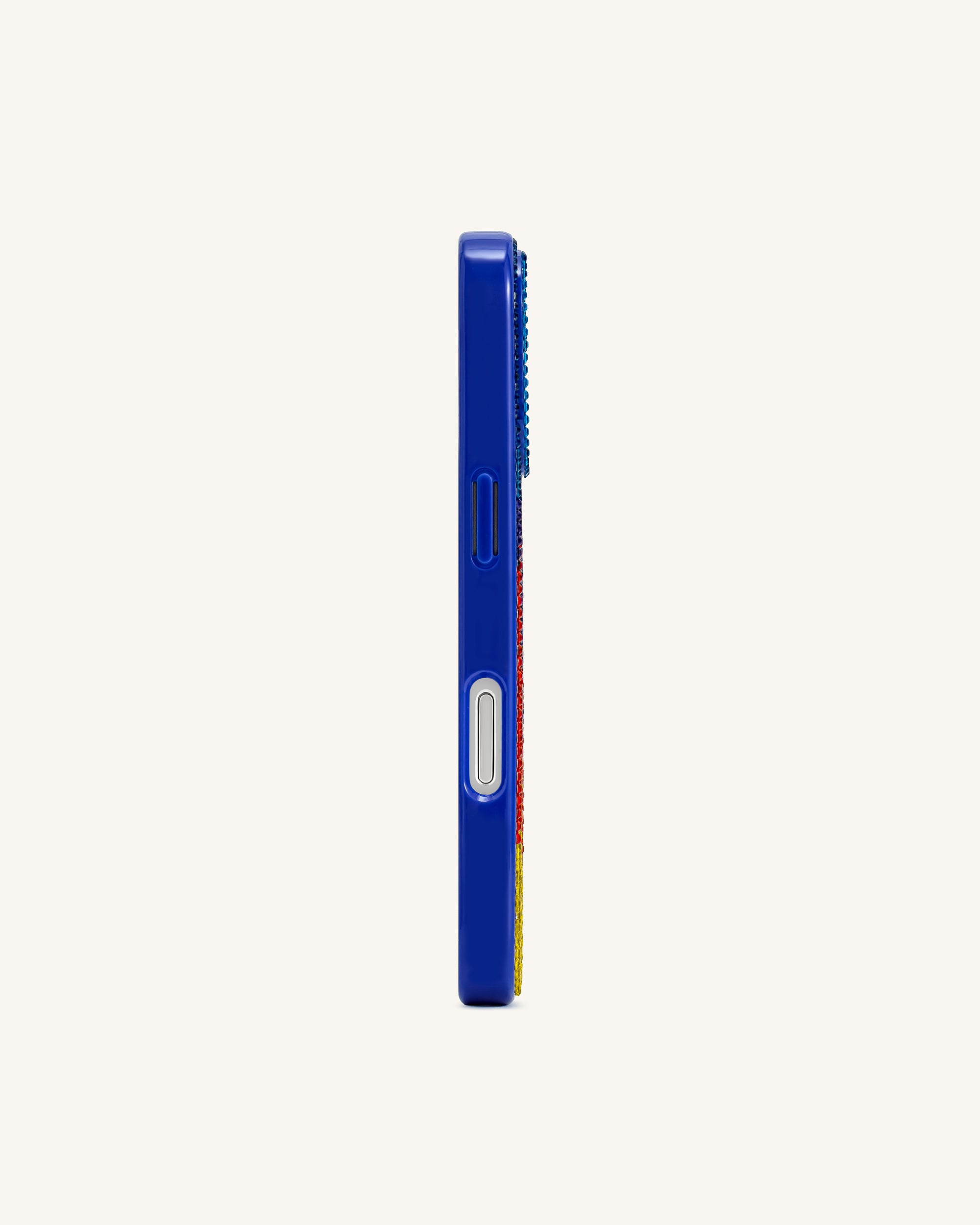 Flame Pattern iPhone Case - Multicolor Blue