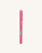 Smiley Artificial Crystal Phone Case - Pink
