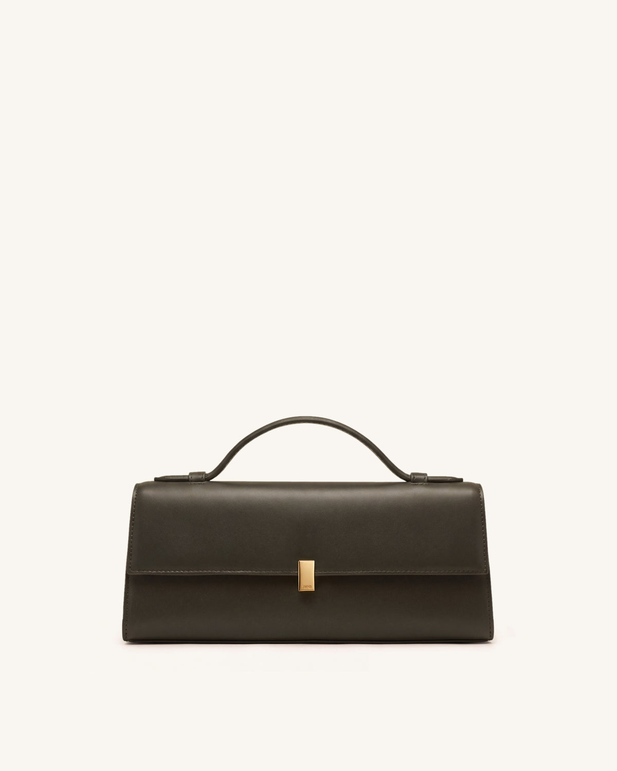 Delphine Flap Top Handle Bag - Coffee Colored