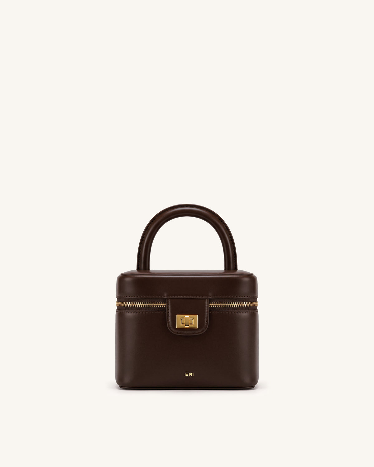 Cosima Vanity Case - Chocolate Brown